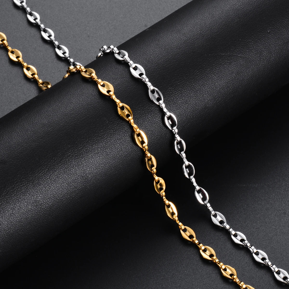 Golden and Silver Luxe Chain Necklace