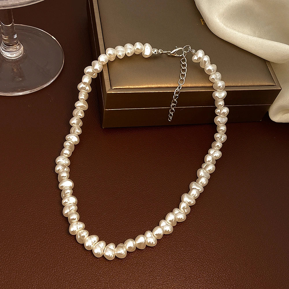 Classic Pearl Bead Necklace