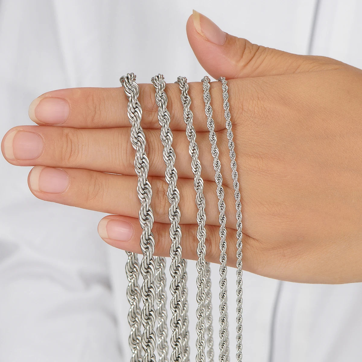 Sterling Rope Chain