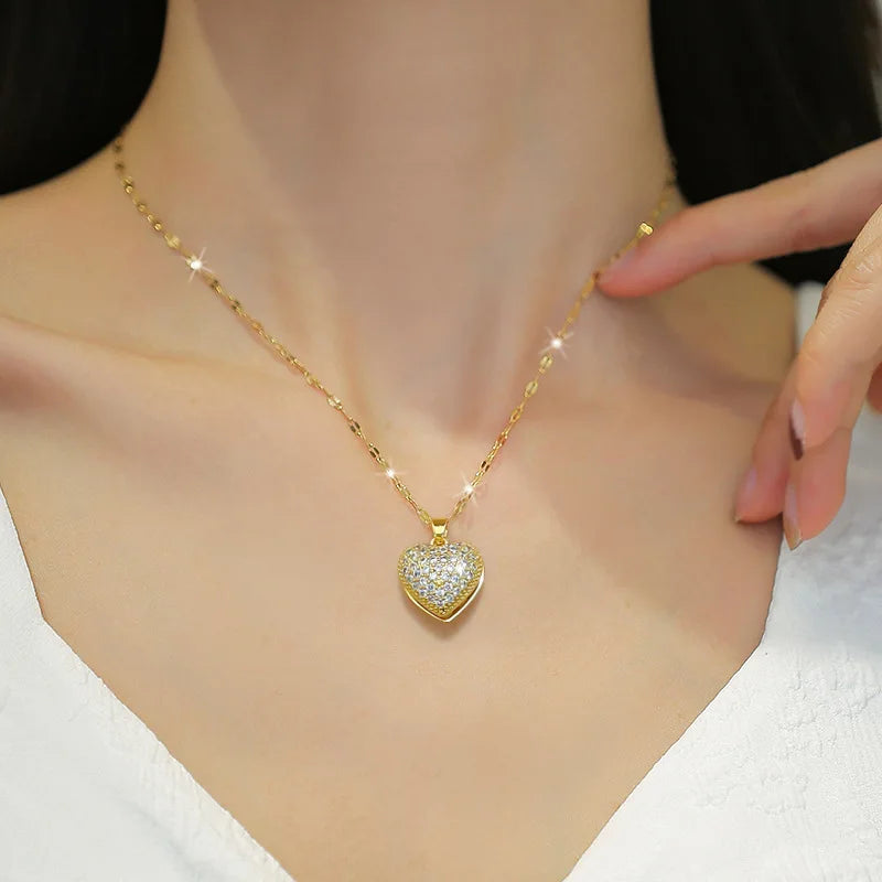 Sparkling Heart Pendant