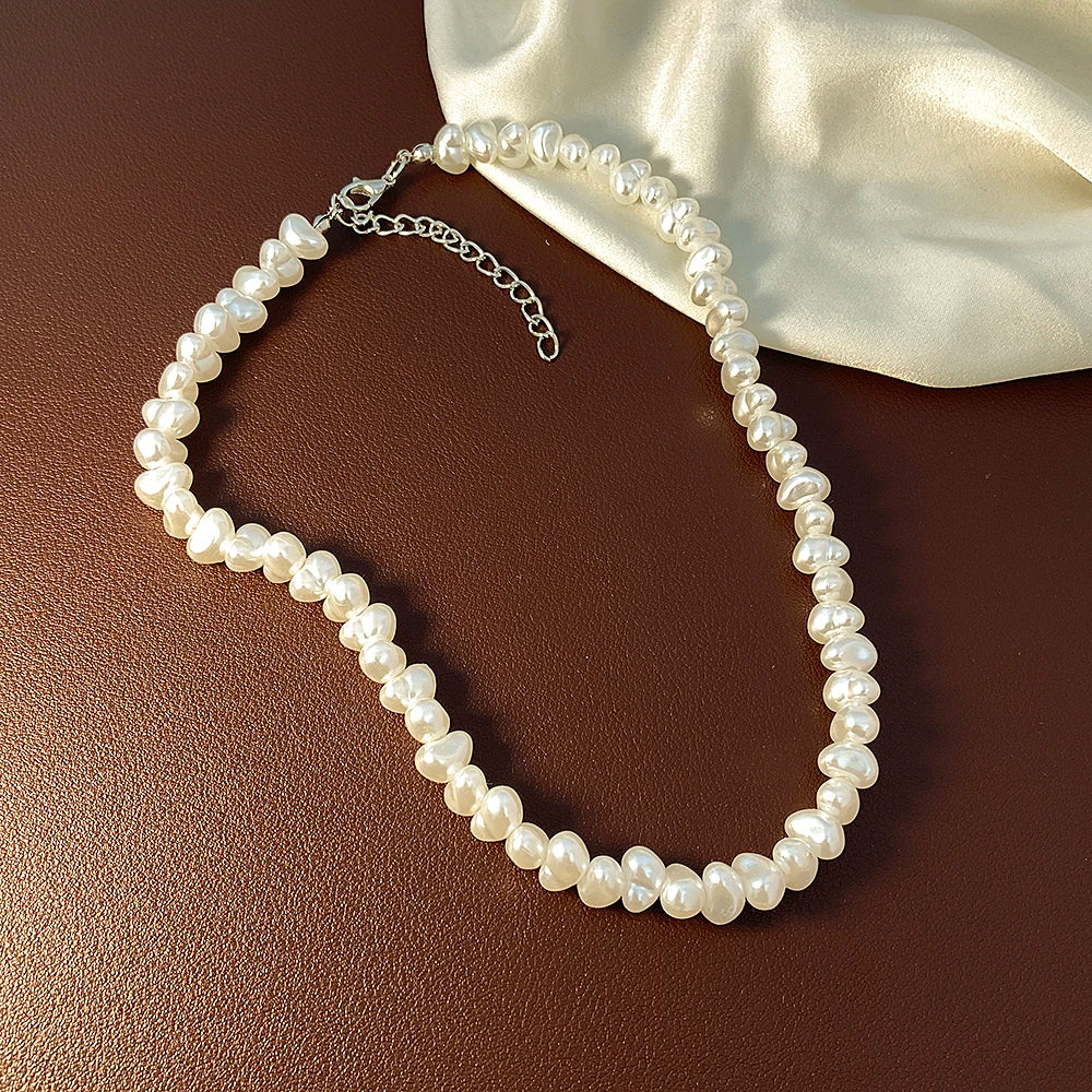 Classic Pearl Bead Necklace