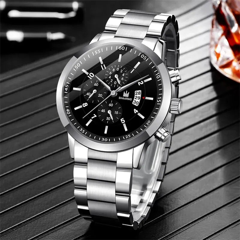 Silver Precision Chronograph Set