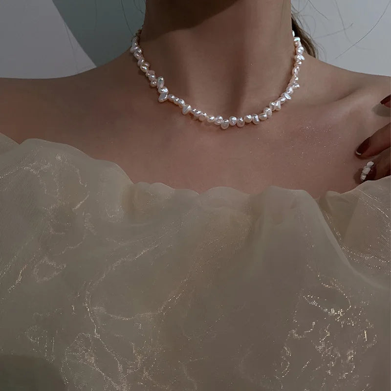 Classic Pearl Bead Necklace